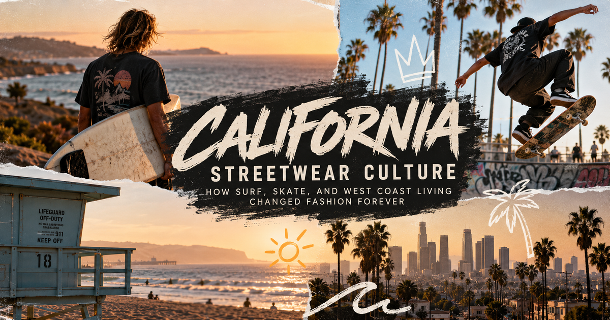 California Streetwear Culture: How Surf, Skate, and West Coast Living Changed Fashion Forever