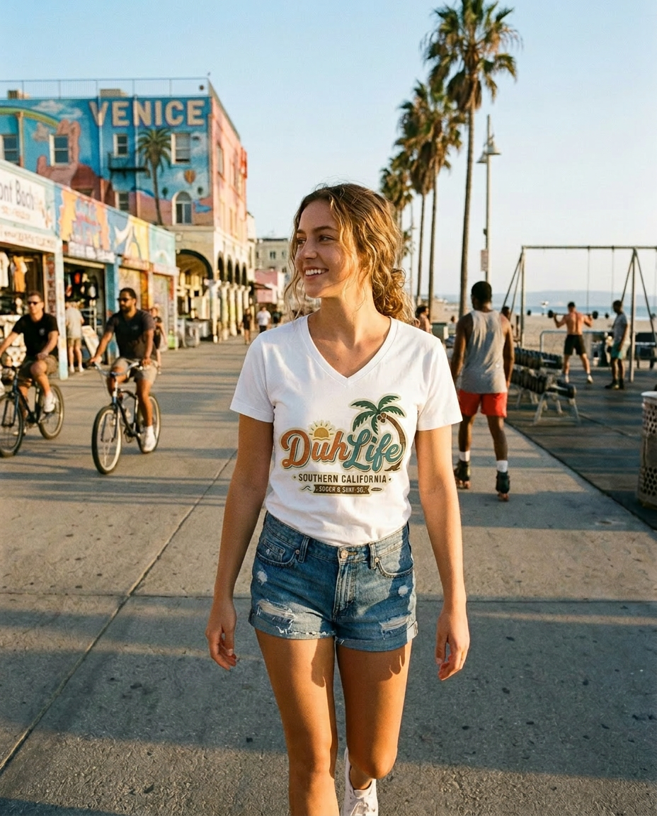 SoCal Women’s V-neck T-shirt